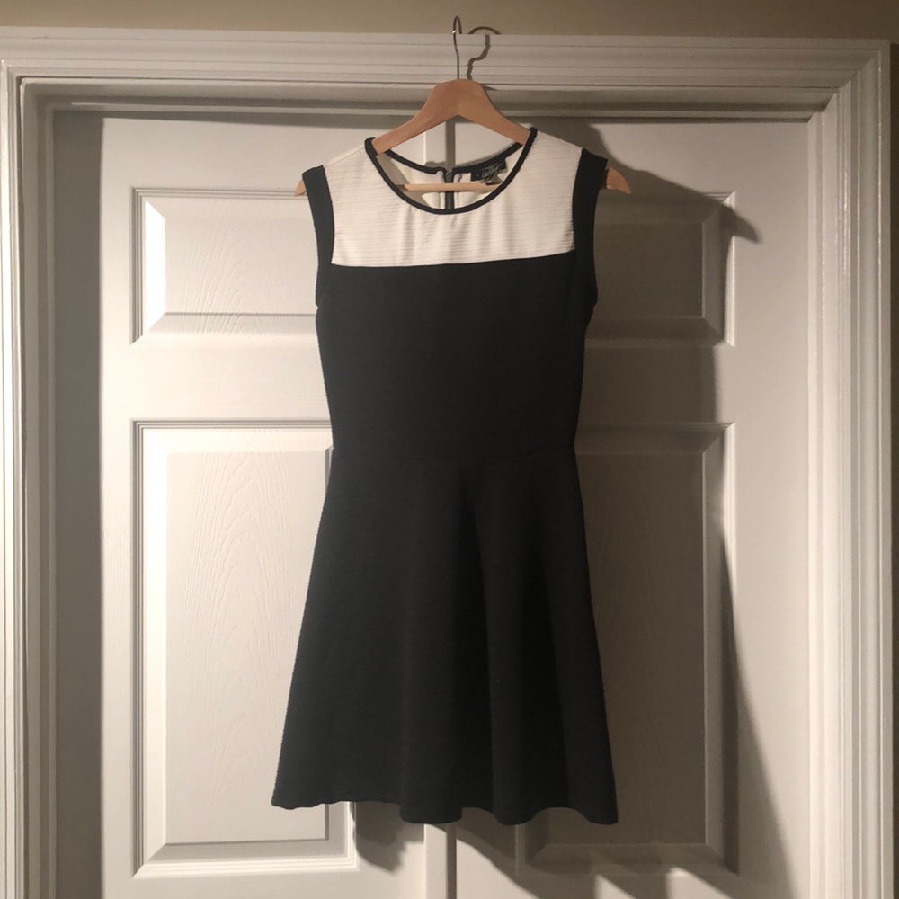 Black and white dress